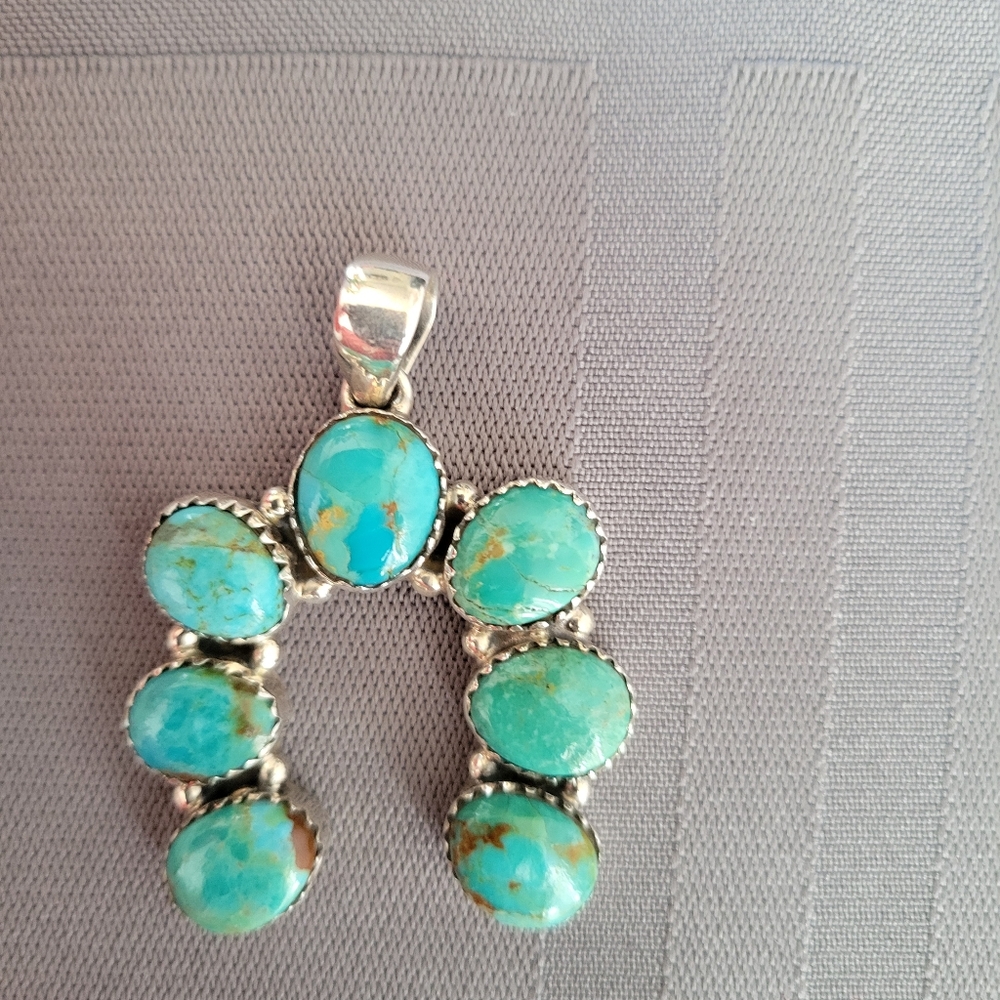 Turquoise Naja pendant
